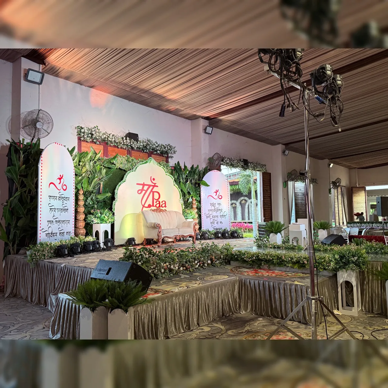 Premium Lawns mandap ceremony